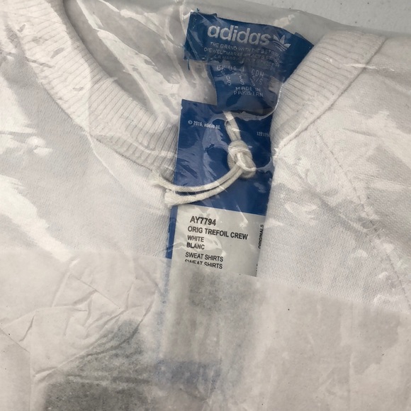 FINAL SALE NWT ADIDAS ORIGINAL TREFOIL SWEATSHIRTS - Picture 6 of 7